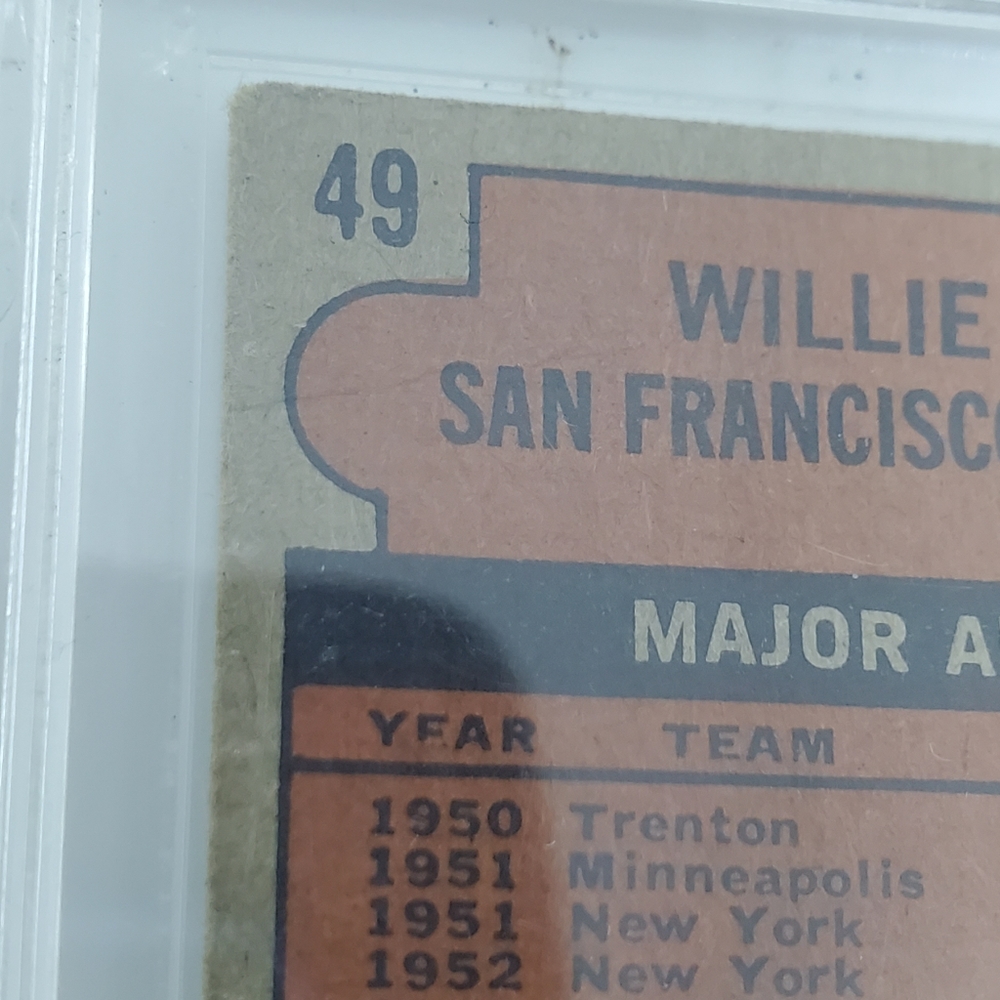 1972 Topps Willie Mays Baseball Card - Picture 5 of 5